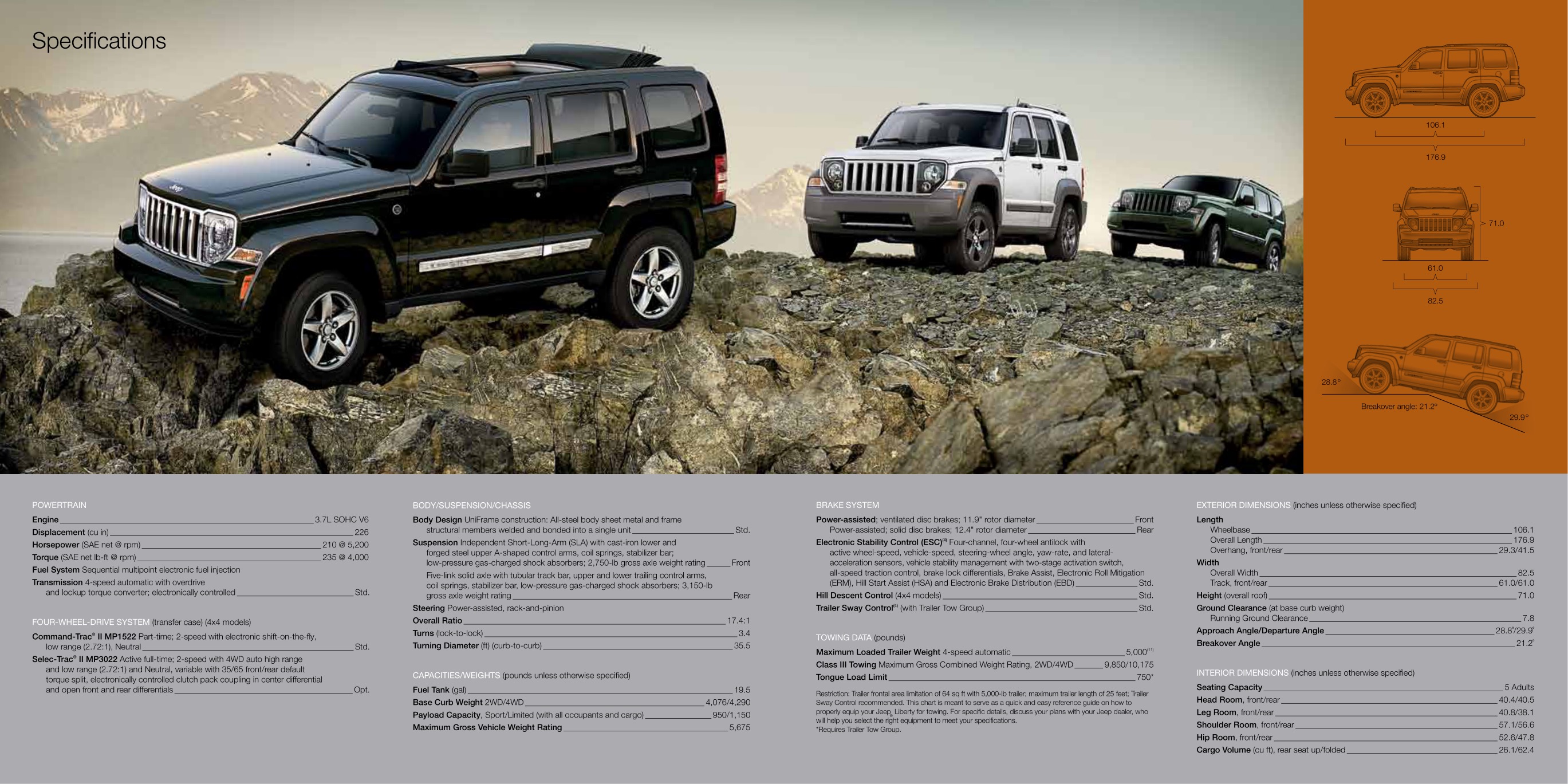 2011 Jeep Liberty Brochure Page 9